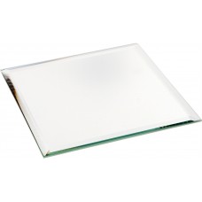 Beveled Glass Mirror, Square 3mm - 4" x 4"   